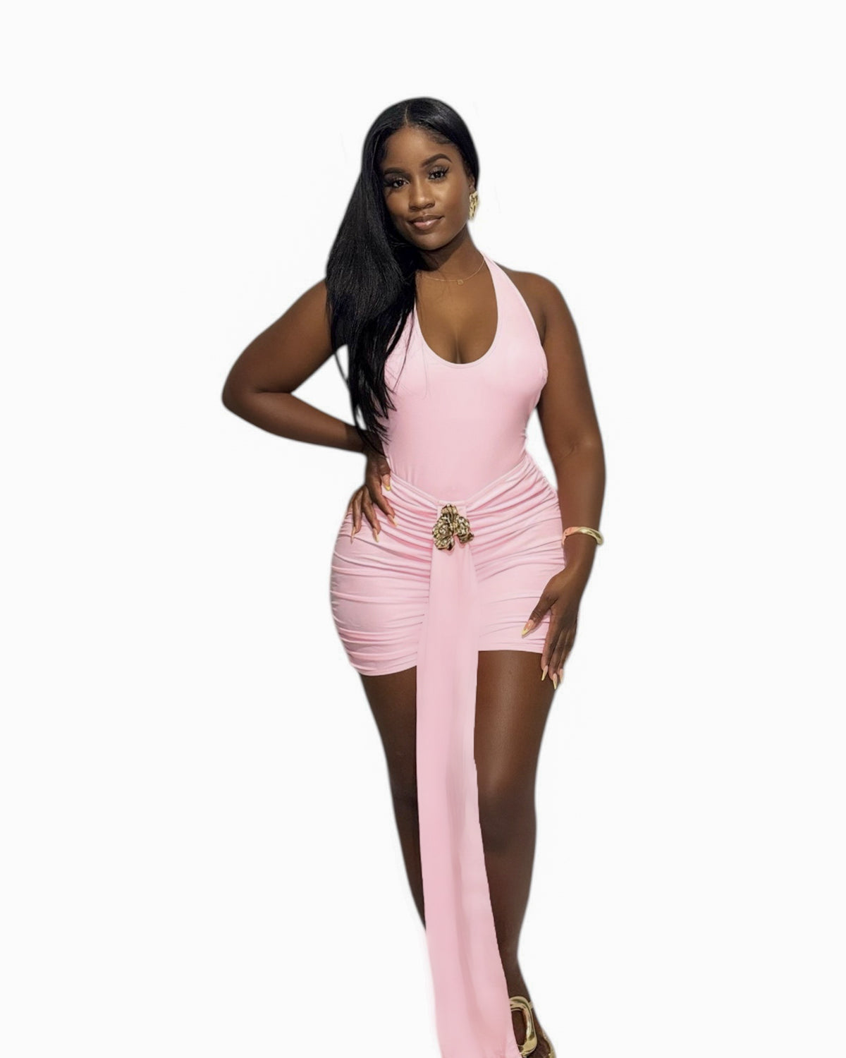 Pink Paradise Two Piece Swimsuit Set