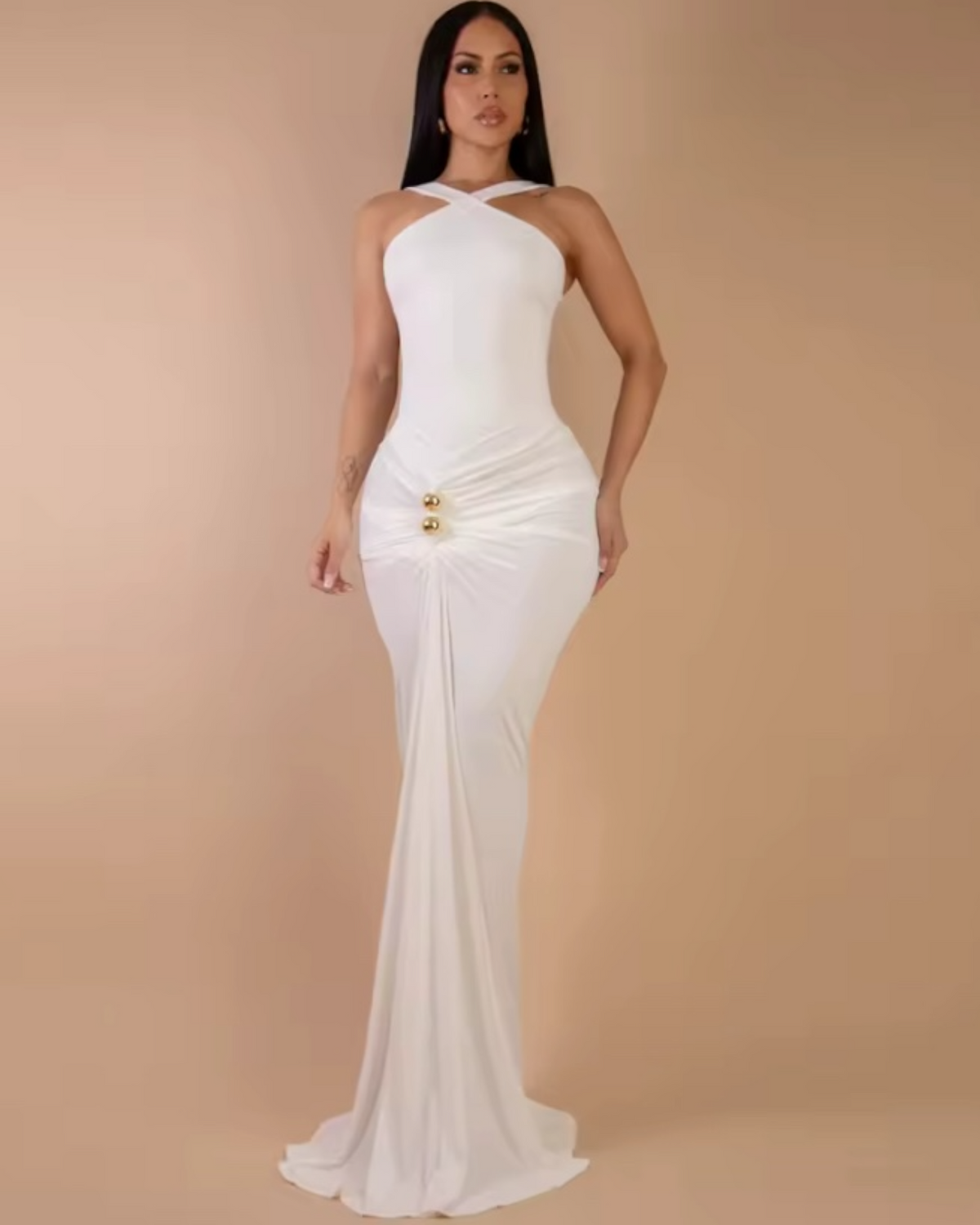 Divine D’Or Maxi Dress