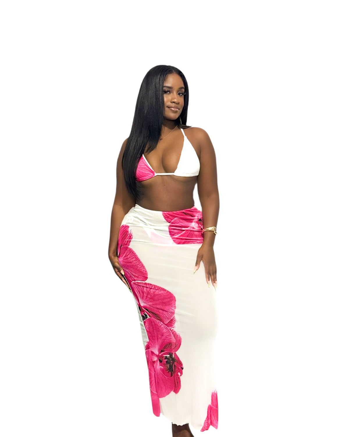 Hibiscus Haze Swimsuit Set