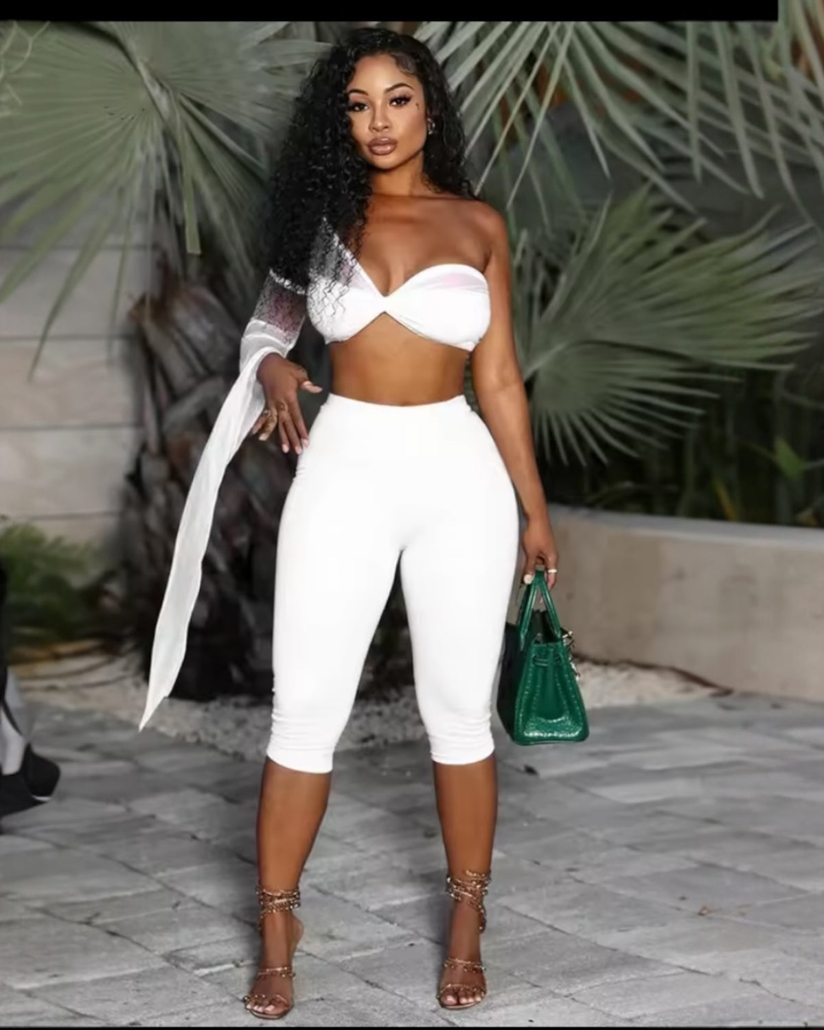 Sheer Confidence White Two Piece Set